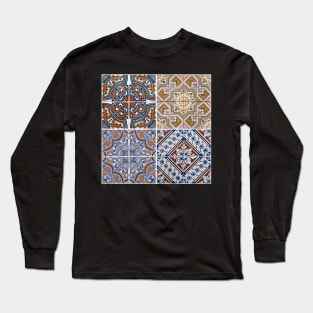 Vintage ceramic tiles Long Sleeve T-Shirt